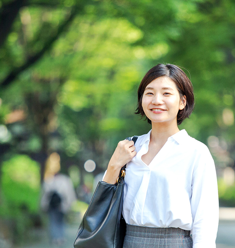 働く仲間に寄り添い支えつつODKの新たな風となる 長谷川 美侑 MIYUKI HASEGAWA 人事部アシスタントマネージャー 2018年入社